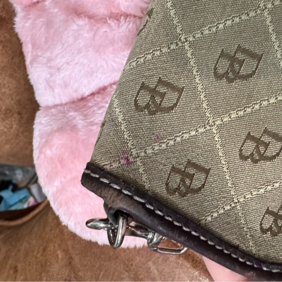 Dooney & Bourke Tan and Brown Clutch - Picture 3 of 6